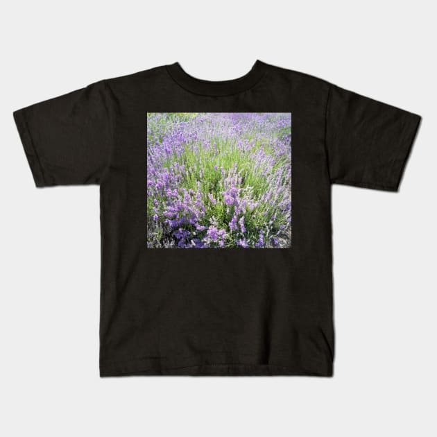 Lavender Kids T-Shirt by Jujucreation